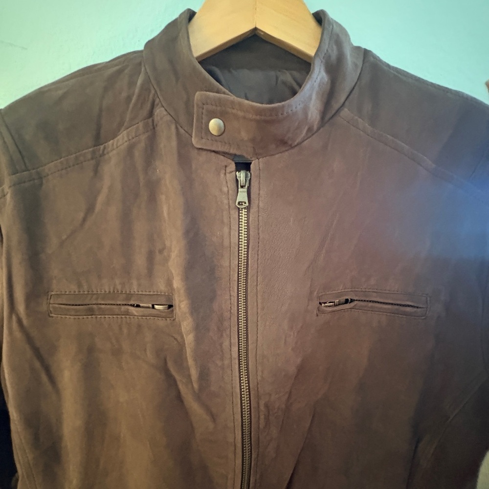 Vera Pelle Men's Tan Leather Jacket